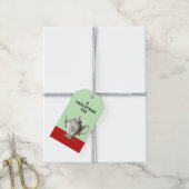 kerstthee cadeaulabel (Met Touw)