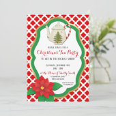 kerstthee kaart (Staand voorkant)