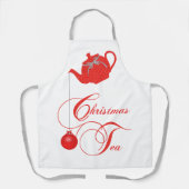 kersttheefeest schort (Voorkant)