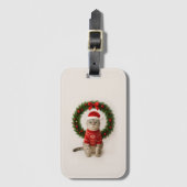 Kerstthema Bagagelabel (Voorkant (verticaal))