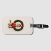 Kerstthema Bagagelabel (Voorkant (horizontaal))