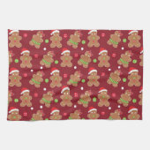 kerstthema Gingerbrood Theedoek (Horizontaal)