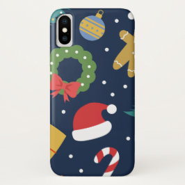 Kerstthema iPhone Case