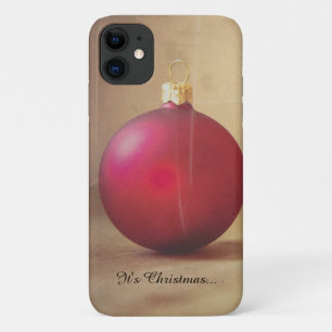Kerstthema met kerstbal iPhone 11 hoesje
