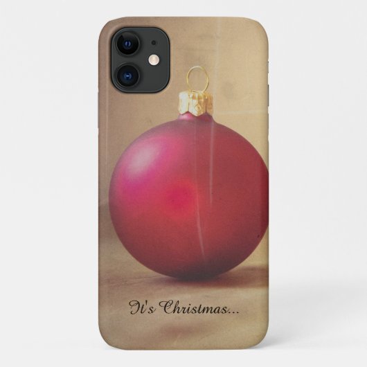 Kerstthema met kerstbal Case-Mate iPhone case (Achterkant)