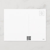 Kerstthema met kerstbal feestdagenkaart (Achterkant)