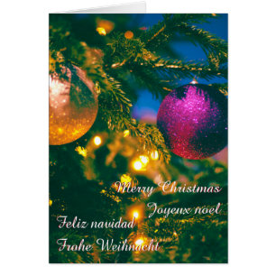 Kerstthema met twee kerstbal...