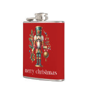 Kerstthema Notenkraker Heupfles (Links)