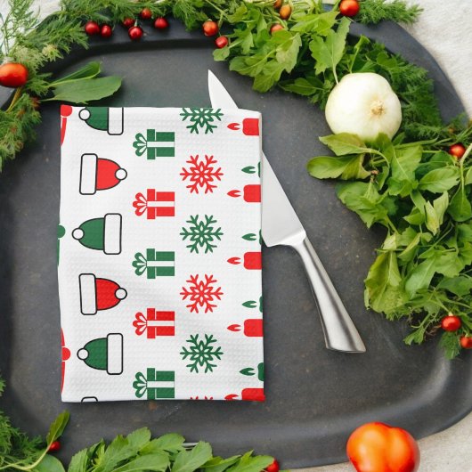 Kerstthema Theedoek
