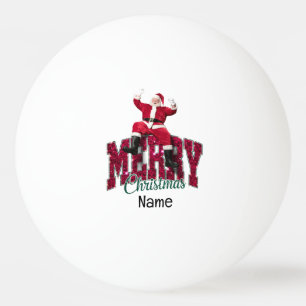 Kerstthema voor Ping Pong Speler Pingpongballen