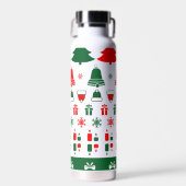 Kerstthema Waterfles (Voorkant)