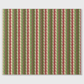 Kerstthema wrap cadeaupapier (Vlak)