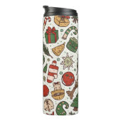 kerstthermische getumbler thermosbeker (Geroteerd rechts)