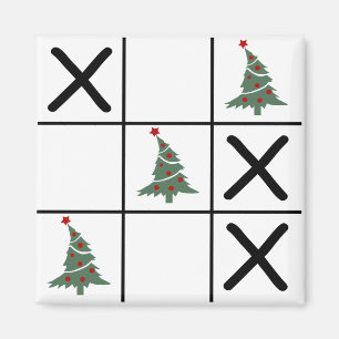 kersttic Tac Toe Magneet