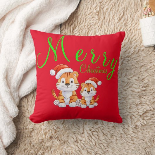 Kersttiger Kussen (Deken)