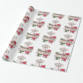 kersttijd cadeaupapier (Uitgerold)