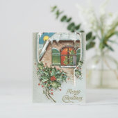 Kersttijd Feestdagenkaart (Staand voorkant)