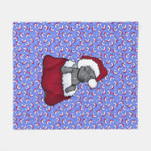 Kersttijd Fleece Blanket Deken (Voorkant (Horizontaal))