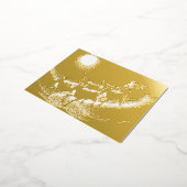 Kersttijd Folie Feestdagen Briefkaart (Gedraaid)