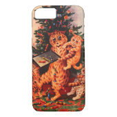 Kersttijd in Catland Louis Wain Case-Mate iPhone Case (Achterkant)