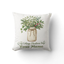 Kersttijd in een knus cottage Mason Jar-quote