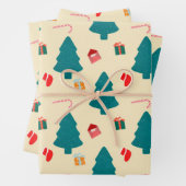 Kersttijd Inpakpapier Vel (In situ)