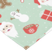Kersttijd tafelkleed (Gekanteld)