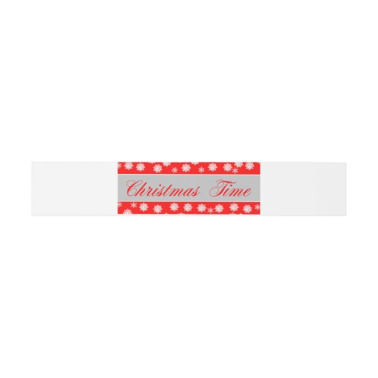 Kersttijd... Uitnodigingen Wikkel (Vlak)