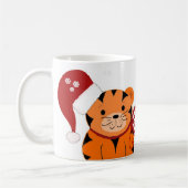 Kersttijger Koffiemok (Links)