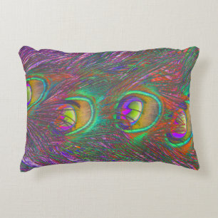 kersttinsel Peacock Feathers Accent Kussen