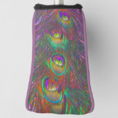 kersttinsel Peacock Feathers Golfheadcover (Draai 90)