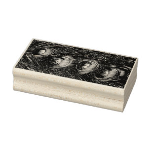 kersttinsel Peacock Feathers Rubberstempel