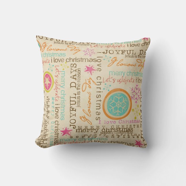 Kersttografie, sterren, sneeuwvlokken kussen (Voorkant)