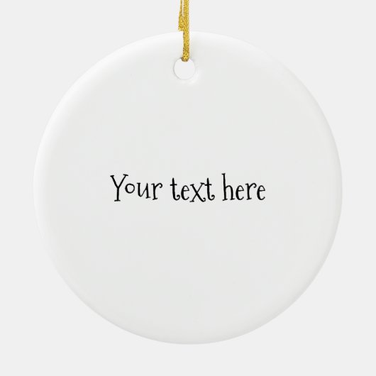 Kersttomte Gnome Keramisch Ornament (Achterkant)