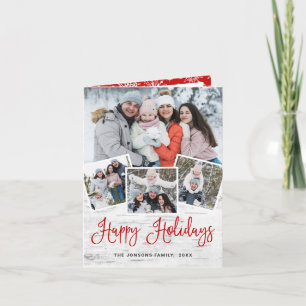 kersttong Birch Bark 4 PHOTO Greep Feestdagen Kaart