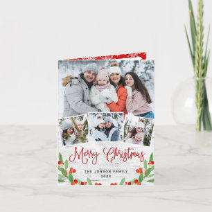 kersttong Birch Bark 4 PHOTO Greep Feestdagen Kaart