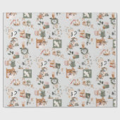 Kersttoonaangevend papier voor het verpakken van a (Vlak)