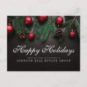 kersttouwen | PRETTIGE FEESTDAGEN Briefkaart (Voorkant)