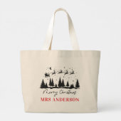 Kersttraditioneel rendiersleileraar tas (Achterkant)