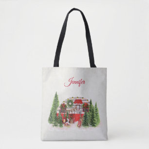 Kersttrailer Camper Outdoorsy Thema Draagtas