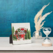 Kersttrailer Camper Outdoorsy Thema Fotoplaat (Insitu)