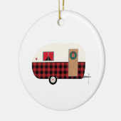 Kersttrailer Keramisch Ornament (Links)