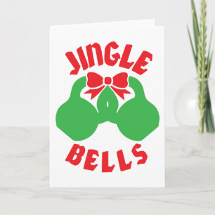 kersttraining Jingle "Kettle Bells" Feestdagen Kaart