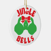 kersttraining Jingle "Kettle Bells" Keramisch Ornament (Rechts)