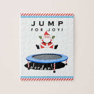 Kersttrampoline Jigzaag Puzzle Legpuzzel