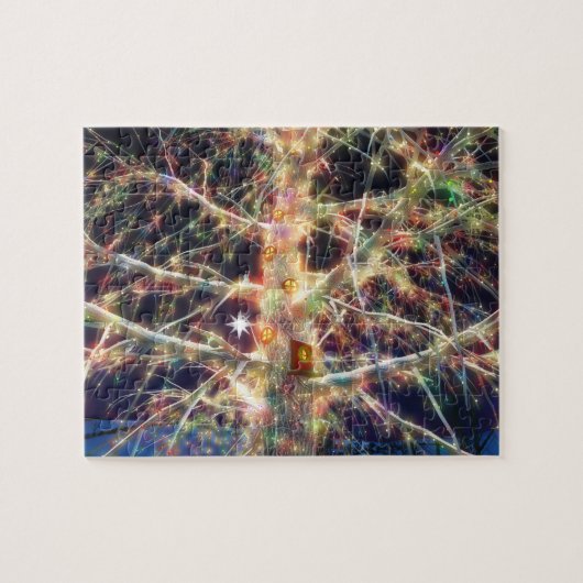 KerstTreehouse Puzzle Legpuzzel (Horizontaal)