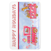 Kersttrein Flexi Magneet (Verticaal)
