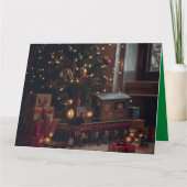 Kersttrein Kaart (Voorkant)