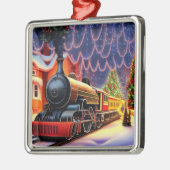 Kersttrein Metalen Ornament (Links)
