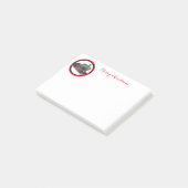 Kersttrein Post merkt op Post-it® Notes (Schuin)